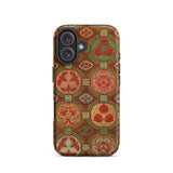 Motivo ornamentale a ventaglio - Custodia per iPhone G.a. Audsley, 16 / Opaco, Custodie per telefoni cellulari, Toby Leon