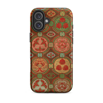 Motivo ornamentale a ventaglio - Custodia per iPhone G.a. Audsley, 16 Plus / Opaco, Custodie per telefoni cellulari, Toby Leon