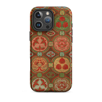 Motivo ornamentale a ventaglio - Custodia per iPhone G.a. Audsley, 16 Pro Max / Opaco, Custodie per telefoni cellulari, Toby Leon