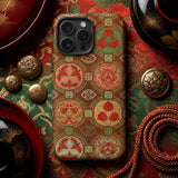 Motivo ornamentale a ventaglio - Custodia per iPhone G.a. Audsley, Custodie per telefoni cellulari, Toby Leon