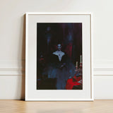 Orpheus - Gay Vampire Art Print / Canvas Framed Gothic Figure Dark Attire Moody, Opulence, Queer Decadence Prints