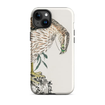 Osprey - Numata Kashu Meiji Bird Phone Case Iphone 15 Plus / Matte Phone Case Hawk Design Numata Kashu, Osprey Iphone Case, Japanese Meiji