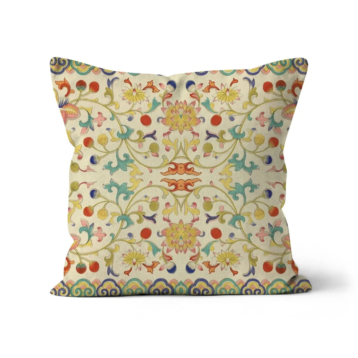 Over The Rainbow Cushion - Decorative Throw Pillow - Linen / 18’x18’ - Throw Pillows - Aesthetic Art
