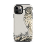 Búho y Abeto - Funda para Iphone de Numata Kashu Kachō-e, 11 Pro / Mate, Fundas para Teléfonos Móviles, Toby Leon