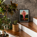 Padmini the Lotus Lady - Raja Ravi Varma Art Print / Canvas, Posters Prints & Visual Artwork, Toby Leon