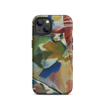 Schilderij met groen centrum - Vasily Kandinsky iPhone-hoesje, 13 / Mat, Mobiele telefoonhoesjes, Toby Leon