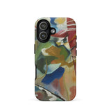 Schilderij met groen centrum - Vasily Kandinsky iPhone-hoesje, 17 / Mat, Mobiele telefoonhoesjes, Toby Leon