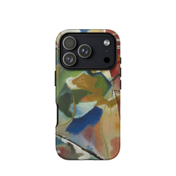 Schilderij met groen centrum - Vasily Kandinsky iPhone-hoesje, 17 Pro / Mat, Mobiele telefoonhoesjes, Toby Leon
