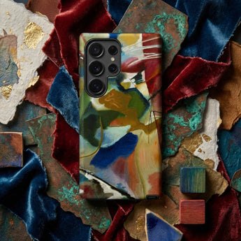 Painting with Green Center - Vasily Kandinsky Phone Case, Vasily Kandinsky Art, Case Featuring Kandinsky’s Painting, Pocket-sized Portal