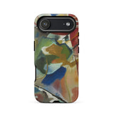Painting with Green Center - Vasily Kandinsky Phone Case Iphone 17 Air / Matte Multi-colored Abstract Art Phone Case Textured Design Made