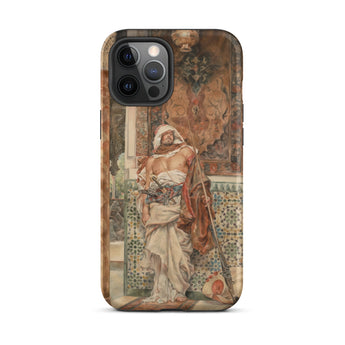 The Palace Guard 2 - Antonio Fabrés Phone Case Iphone 12 Pro Max / Matte Artistic Phone Case Antonio Fabrés, 19th-century Orientalism,