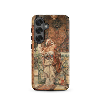 The Palace Guard 2 - Antonio Fabrés Phone Case Samsung Galaxy S25 / Matte Phone Case Detailed Illustration Bearded Man Traditional Attire
