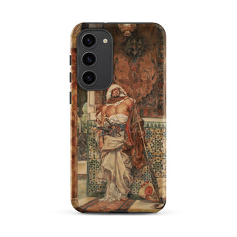 The Palace Guard 2 - Antonio Fabrés Phone Case Samsung Galaxy S23 Plus / Matte Phone Case Detailed Illustration Muscular Man Traditional