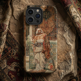 The Palace Guard 2 - Antonio Fabrés Phone Case Vintage-style Phone Case Detailed Illustration Bearded Man Traditional Antonio Fabrés,