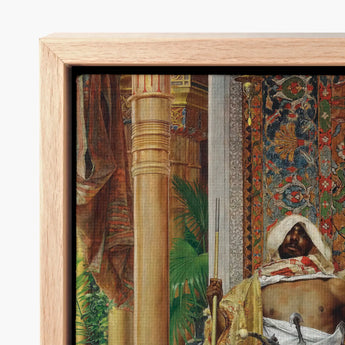 Palace Guard - Antonio Fabrés Orientalism Art Print / Canvas Framed Detailed Classical Painting Ancient Figure Fabrés’s, Sumptuous World