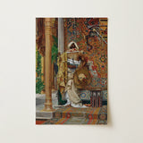Palace Guard - Antonio Fabrés Orientalism Art Print / Canvas Framed Reproduction Painting Sultan’s Chamber Jean-léon Gérôme Man Antonio