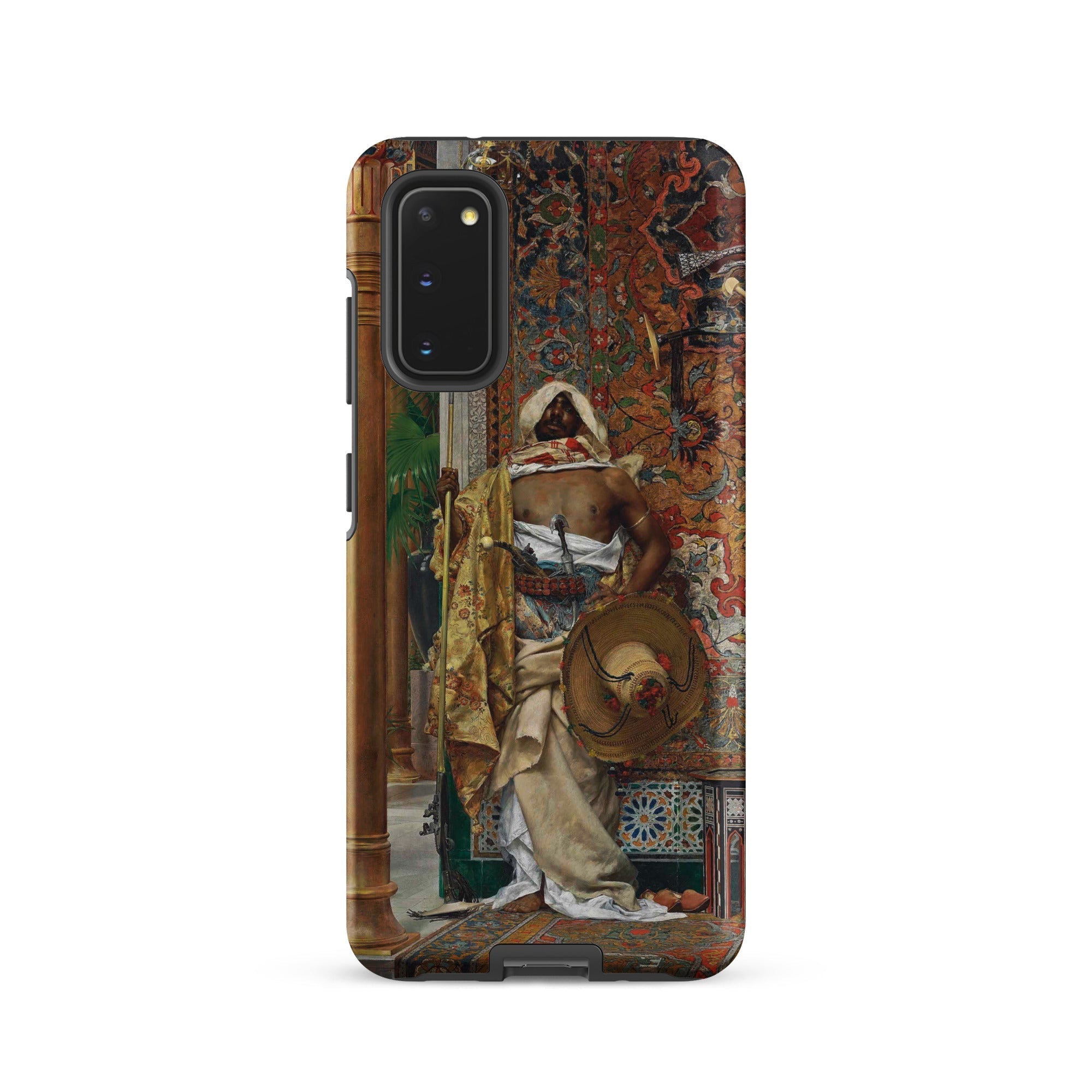 The Palace Guard Antonio Fabres Samsung Case, Galaxy S20 / Matte, Phone Case Classical Painting Seated Figure Ornate Attire