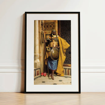 Palace Guard - Ludwig Deutsch Orientalism Art Print / Canvas, Ludwig Deutsch, Palace Guard Art, Ludwig Deutsch’s
