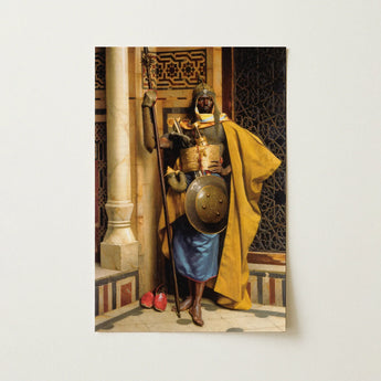 Palace Guard - Ludwig Deutsch Orientalism Art Print / Canvas, Ludwig Deutsch, Palace Guard Art, Ludwig Deutsch’s