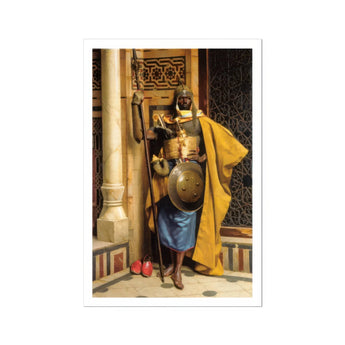 Palace Guard - Ludwig Deutsch Orientalism Art Print / Canvas, Ludwig Deutsch, Palace Guard Art, Ludwig Deutsch’s
