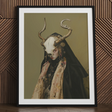 Pandora - Dark Priestess Art Print / Canvas, Dark Priestess Art, Skull Mask Locked, Specter Torn