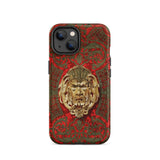 Panel in Buhl - Matthew Digby Wyatt Phone Case Iphone 14 / Matte Ornate Phone Case Golden Mask Matthew Digby Wyatt, Victorian Opulence,