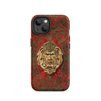 Panel in Buhl - Matthew Digby Wyatt Phone Case Iphone 14 / Matte Ornate Phone Case Golden Mask Matthew Digby Wyatt, Victorian Opulence,