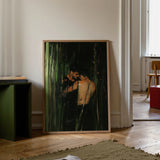 Paradise - Gay Indian Lovers Tryst Art Print / Canvas, Gay Indian Lovers, Indian Lovers Tryst, Moonlit Reeds Seal