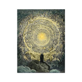 Paradiso Canto 31 - Gustave Dore Art Print, Visionary Depiction Celestial Vortex Angels Brilliant Light Two