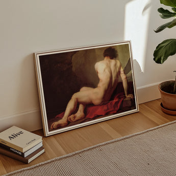 Patroclus - Jacques-louis David stampa d'arte del mito greco / Canvas, Poster, stampe e arte visiva, Toby Leon
