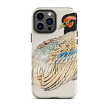 Peregrine Falcon - Kono Bairei Kacho-e Phone Case Phone Case Bird Art Peregrine Falcon, Kōno Bairei’s Exquisite Falcon Woodblock Print Toby