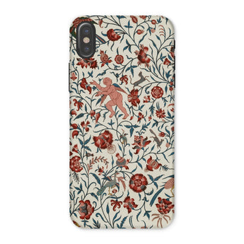 Persian Pattern - Auguste Racinet Islamic Phone Case Iphone x / Matte Floral Patterned Phone Case Cherub-like Figure Among Intricate