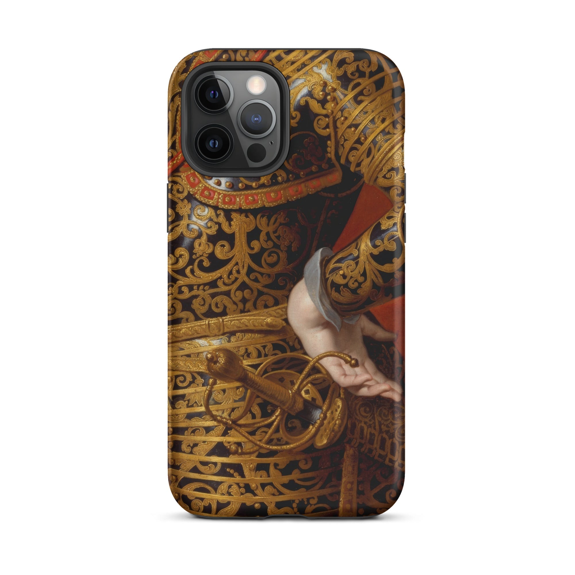 Philip Iv in Parade Armor - Gaspar De Crayer Iphone Case, 12 Pro Max / Matte, Ornate Phone Case