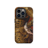 Philip Iv in Parade Armor - Gaspar De Crayer Phone Case Iphone 14 Pro / Matte Ornate Phone Case Crayer Iphone Case, Spectacle Protection