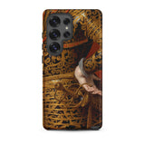 Philip Iv in Parade Armor - Gaspar De Crayer Phone Case Samsung Galaxy S25 Ultra / Matte Gold-embossed Armor Phone Case Intricate Filigree