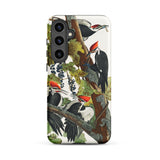 Pileated Woodpecker - John James Audubon Phone Case, Samsung Galaxy S24 Plus / Matte, Mobile Cases, Toby Leon