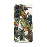 Pileated Woodpecker - John James Audubon Phone Case, Samsung Galaxy S25 Plus / Matte, Mobile Cases, Toby Leon