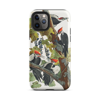 Pileated Woodpecker - John James Audubon Phone Case Iphone 11 Pro / Matte Woodpecker-themed Phone Case John James Audubon, American Sparrow
