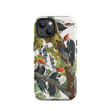 Pileated Woodpecker - John James Audubon Phone Case Iphone 14 / Matte Woodpecker-themed Phone Case John James Audubon, American Sparrow