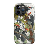 Pileated Woodpecker - John James Audubon Phone Case Iphone 15 Pro Max / Matte Phone Case Woodpecker Illustration John James Audubon,