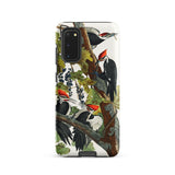 Pileated Woodpecker - John James Audubon Phone Case Samsung Galaxy S20 / Matte Phone Case Detailed Illustration Black-and-white Woodpeckers