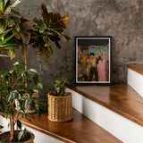 Pin-up - Gay Rajasthani After Party Art Print / Canvas Framed Painting Shirtless Man, Prints