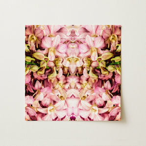 Pink Kaleidoscope - Thai Orchid Art Print / Canvas, Kaleidoscopic Orchid Art, Orchid Photography Art, Floral Fantasy