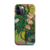 Pink Oleanders - Vincent Van Gogh Floral Iphone Case, 12 Pro Max / Matte, Floral-patterned Phone Case