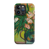Pink Oleanders - Vincent Van Gogh Floral Phone Case, Iphone 15 Pro Max / Matte, Mobile Cases, Toby Leon