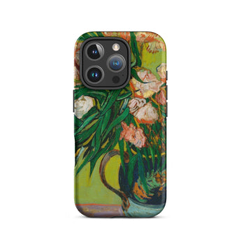 Pink Oleanders - Vincent Van Gogh Floral Phone Case Iphone 16 Pro / Matte Floral Art Iphone Case Vincent Gogh, Gogh’s Oleanders, Gogh