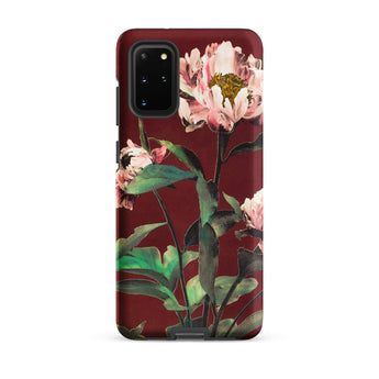 Pink Peonies - Ogawa Kazumasa Floral Phone Case, Samsung Galaxy S20 Plus / Matte, Mobile Cases, Toby Leon