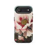Pink Peony - Ogawa Kazumasa Floral Phone Case Iphone 17 Air / Matte Floral Phone Case White Pink Peony Design Black Kazumasa Ogawa,