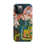 Pink Roses - Ernst Ludwig Kirchner Expressionist Phone Case Iphone 12 Pro Max / Matte Floral-painted Phone Case Ernst Ludwig Kirchner,