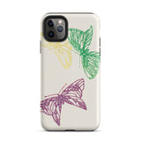 Mariposas rosas, amarillas y verdes - Funda para iPhone de Kamisaka Sekka, 11 Pro Max / Mate, Fundas para móvil, Toby Leon